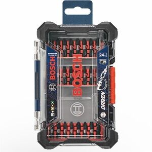 Bosch 24-Piece Bit Set - Red & Black